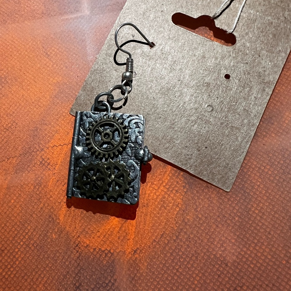 Book earring